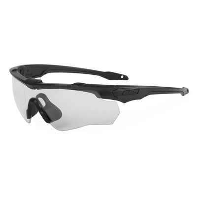 Балістичні, тактичні окуляри ESS Crossblade зі змінними лінзами: Прозора/Smoke Gray. Колір оправи: Чорний.
