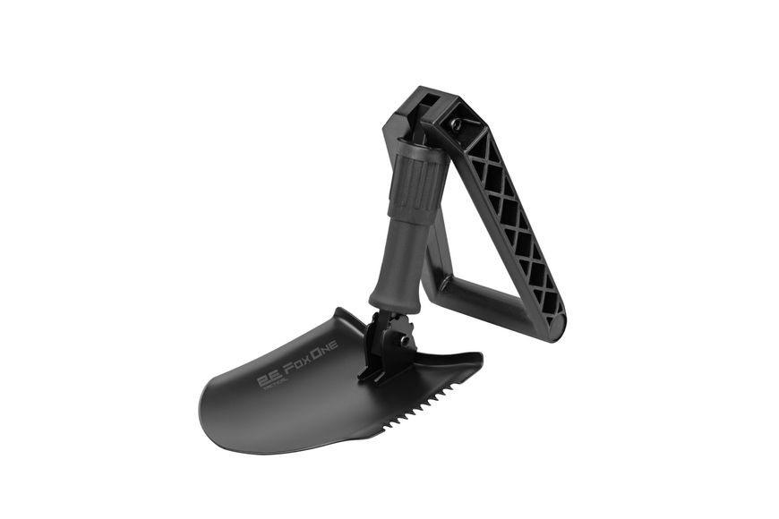 Tactical shovel 2E Fox One Black stock, 59 cm, 1.1 kg