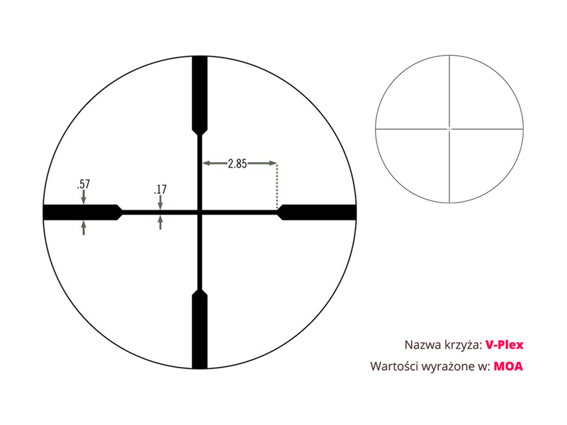 Оптичний приціл Vortex Optic Crossfire II 2-7x32 Scout V-PLEX Scope.