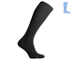 Compression protective knee socks "LongDry" demi-season black S 36-39