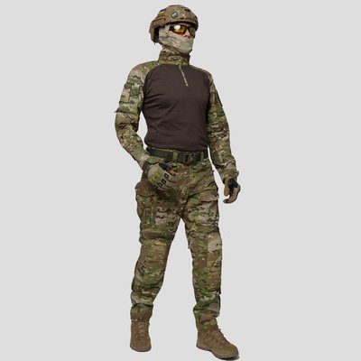 Military uniform set (Combat Pants + Combat Shirt Brown) UATAC Gen 5.4 Multicam Original | 3XL