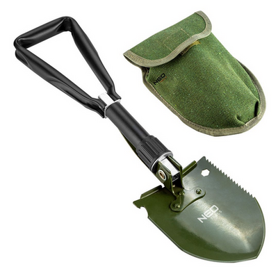 Neo Tools folding shovel, 5in1, 0.85kg, handle