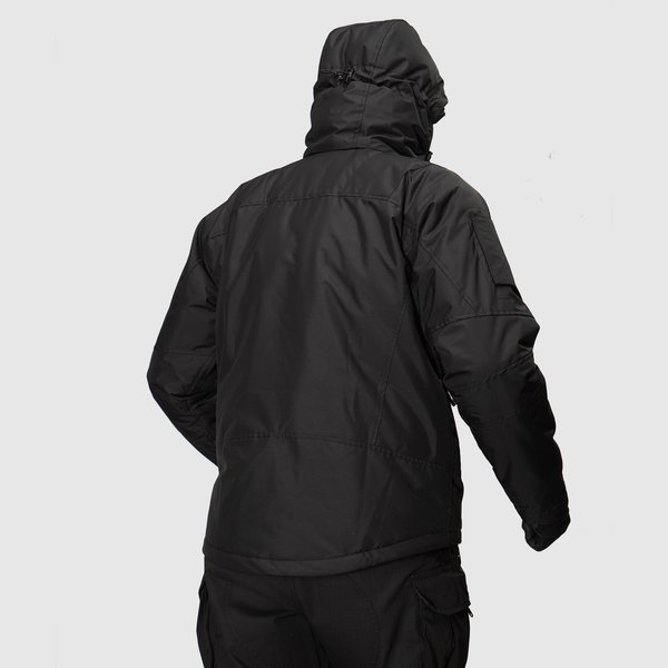 Tactical winter jacket UATAC Basic Black Membrane Climashield Apex L