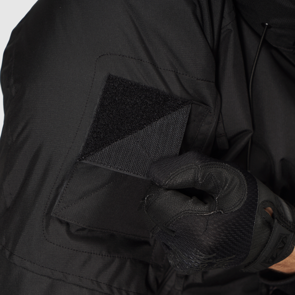 Tactical winter jacket UATAC Basic Black Membrane Climashield Apex L