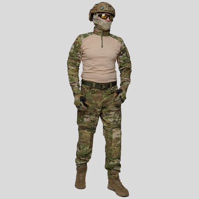 Military uniform set (Combat Pants + Combat Shirt Beige) UATAC Gen 5.4 Multicam Original | 3XL