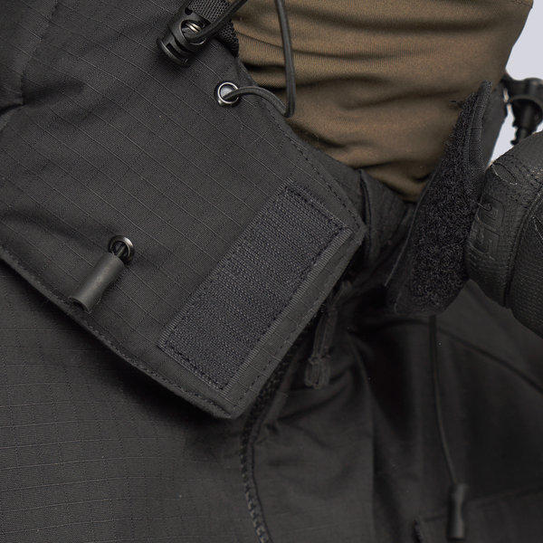 Tactical winter jacket UATAC Black RipStop Climashield Apex S