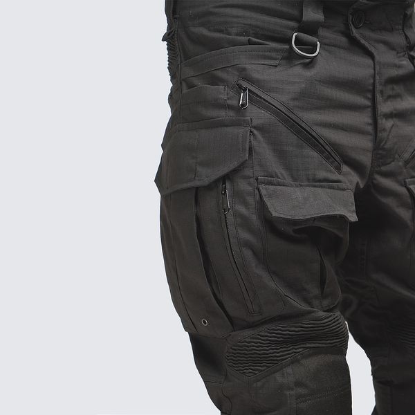 Тактичні штани UATAC Gen 5.4 Black з наколінниками XS