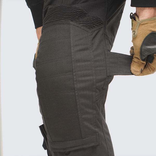 Тактичні штани UATAC Gen 5.4 Black з наколінниками S