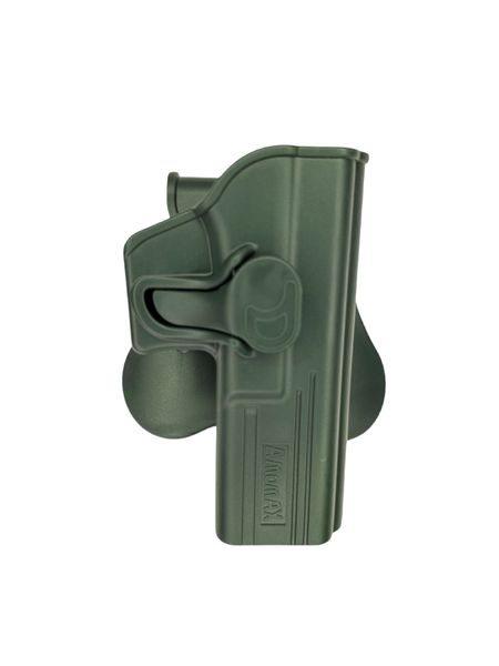 Тактична пластикова кобура Amomax для пістолета Glock 17/22/31., Olive Drab Green