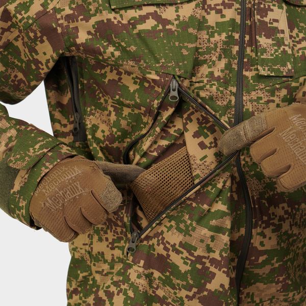 Tactical demi-season jacket UATAC Gen 5.6 Khyzhak Pixel Ripstop | M