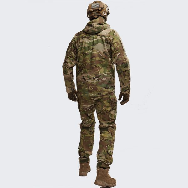 Military Demi-season Set (Combat Pants + Jacket) UATAC Gen 5.6 Multicam Original Ripstop XS