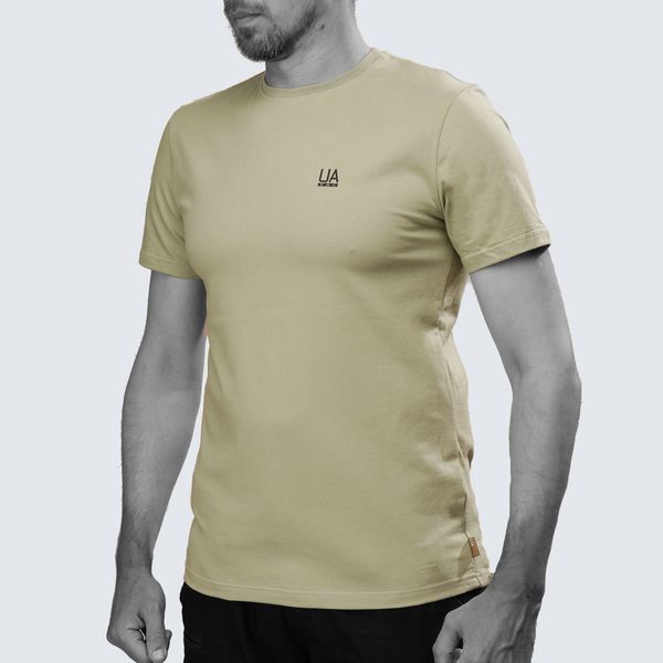 UATAC Summer T-Shirt 95/5 Light Khaki with UA print | M