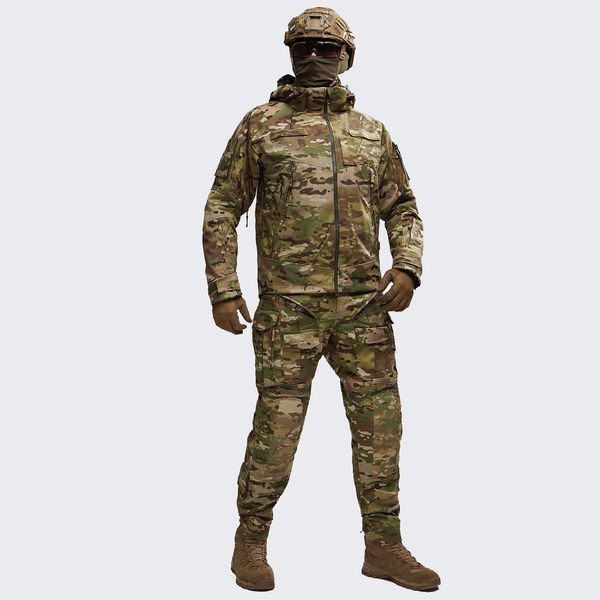 Military Demi-season Set (Combat Pants + Jacket) UATAC Gen 5.6 Multicam Original Ripstop XS