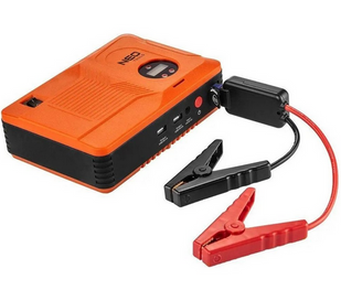 Пусковий пристрій Neo Tools Jumpstarter, 12В, Power Bank 14000мА•год, 400А, 2хUSB 5В, компресор 3.5бар, ліхтарик LED, для автомобілів