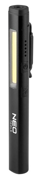 Ліхтар інспекційний акумуляторний Neo Tools, 4в1, 800мА•год, 450лм, 5+3Вт, лазер, УФ лампа 365нм, IP20