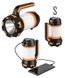 Ліхтар кемпінговий акумуляторний Neo Tools, 3в1, 1200мА•год, 800лм, 10Вт, 4 функції освітлення, power bank, червоне світло