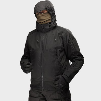 Tactical demi-season jacket UATAC Gen 5.6 Black Ripstop | S