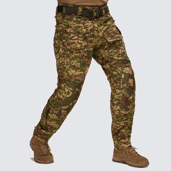 Combat pants UATAC Gen 5.4 with knee pads | Khyzhak Pixel | L