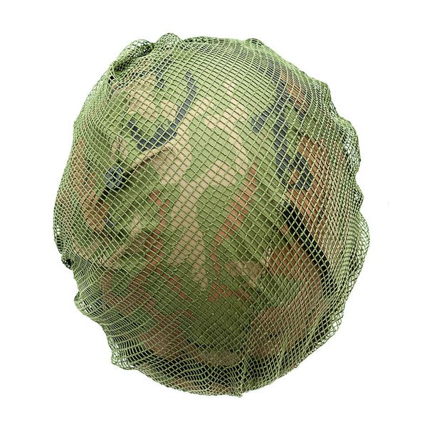Маскувальна сітка на шолом каску Brotherhood тактична для ЗСУ темно-зелений