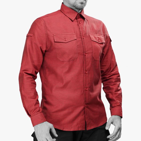 UATAC Plaid Shirt Red | XS