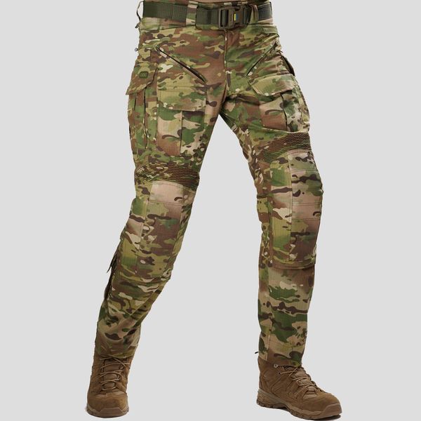 Military uniform set (Сombat Pants + Combat Shirt Olive) UATAC Gen 5.6 Multicam Original | S